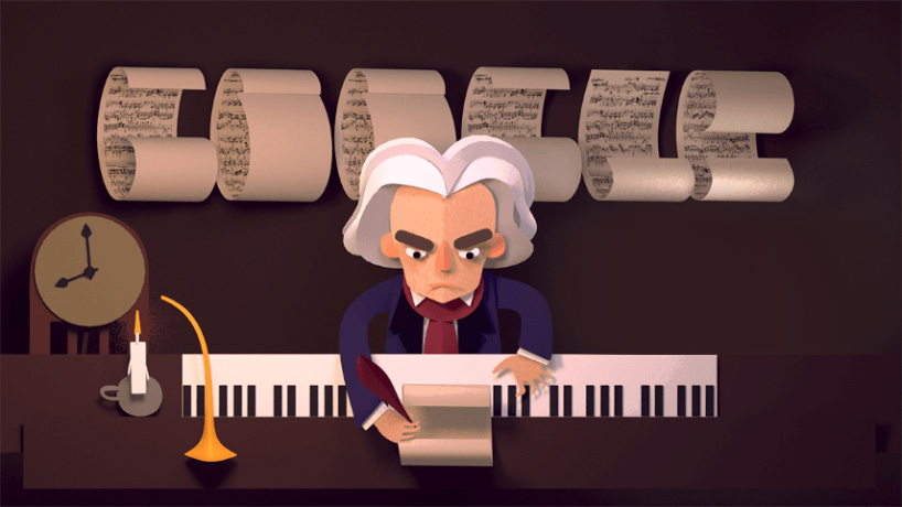 Beethoven Doodle