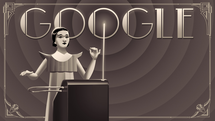 Clara Rockmore Theremin Doodle